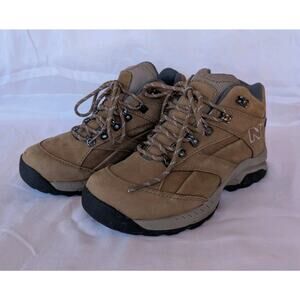 New Balance Tan Lace Up Boots